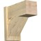 Ekena Millwork Traditional Block Rough Sawn Outlooker, Douglas Fir, 8"W x 16"D x 16"H OUT08X16X16TRA05RDF - alternate 1